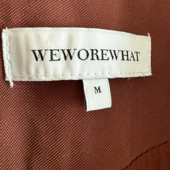 WeWoreWhat | Brown Oversized Single Button Boxy blazer | Medium - Picture 3 of 6
